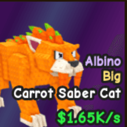 Carrot Saber Cat — item image