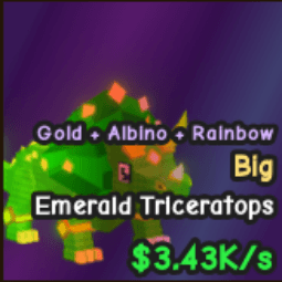 Emerald Triceratops — item image