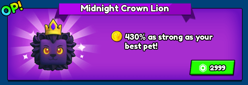 Midnight Crown Lion — item image