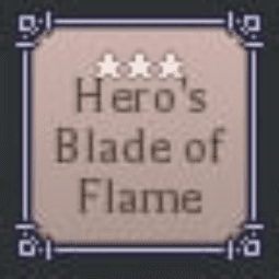 Hero Blade of Flame — item image