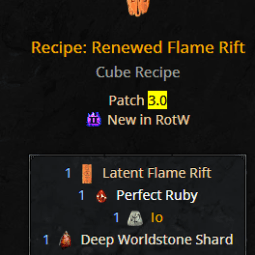Renewed Flame Rift — item image