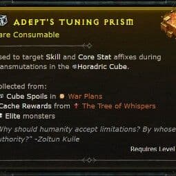 Adept's Tuning Prism — item image