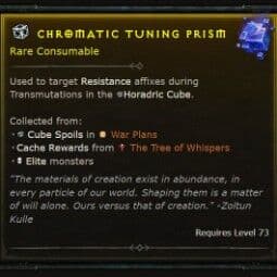 Chromatic Tuning Prism — item image