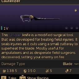 Cauterizer Blueprint — item image