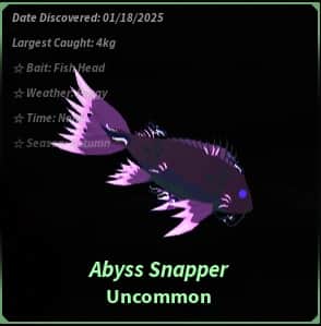 Abyss Snapper — item image
