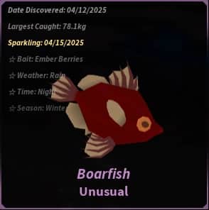 Boarfish — item image
