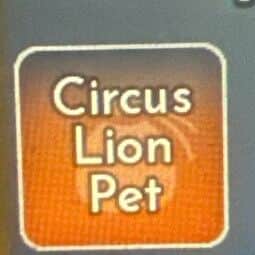 Circus Lion Pet — item image