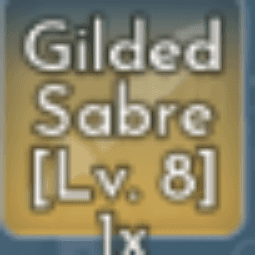 Gilded Sabre) (proposed_category: Weapon) — item image