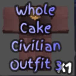 Whole Cake Civilian Outfit — item image