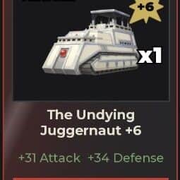 Forbidden Undying Juggernaut +6 — item image
