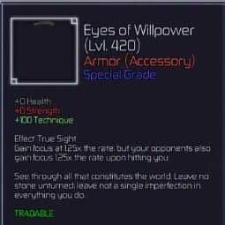 Eyes of Willpower — item image
