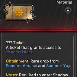 Ticket to Shadow Island — item image