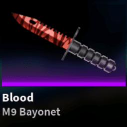 Blood M9 Bayonet — item image