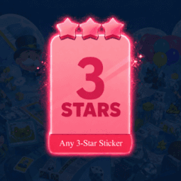All 3 Star Sticker — item image
