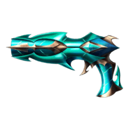 Cyan Trident Revolver — item image