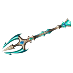 Cyan Trident Spear — item image