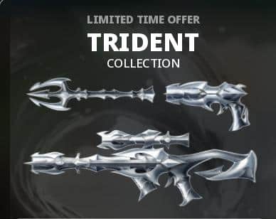 Silver Trident Knife — item image