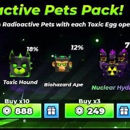 OP Radioactive Pets Pack — item image