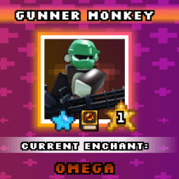 Shiny Omega Gunner Monkey — item image