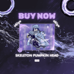 Skeleton Pumpkin Head — item image
