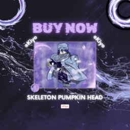 Skeleton Pumpkin Head — item image