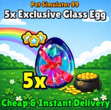 Exclusive Glass Egg — item image