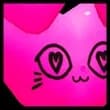 Huge Heart Balloon Cat — item image