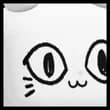 Huge White Balloon Cat — item image