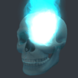 Blue Inferno Skull — item image