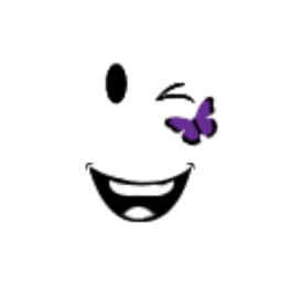 Purple Butterfly Smile — item image