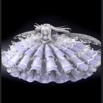 Large Train Bow Skirt — item image