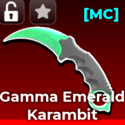 Gamma Emerald Karambit — item image