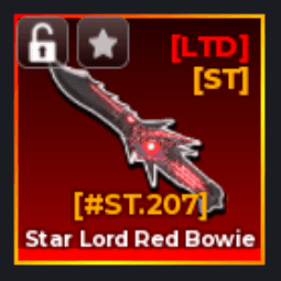 Starlord Red Bowie — item image