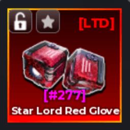 Starlord Red Glove — item image