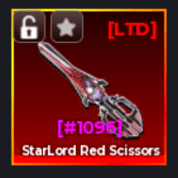 Starlord Red Scissors — item image