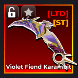 Violet Fiend Karambit — item image