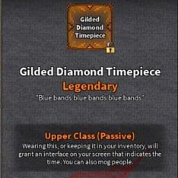 Gilded Diamond Timepiece — item image