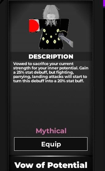 Vow of Potential — item image
