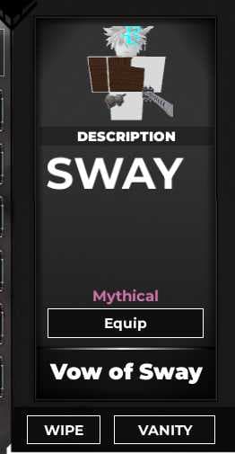 Vow of Sway — item image