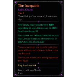 The Incapable — item image
